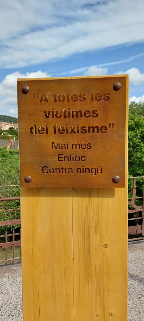 Panells explicatius d’homenatge tipus memorial democràtic