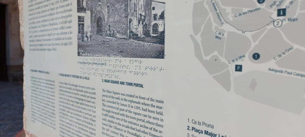 Projecte de senyalització del patrimoni cultural del nucli antic de Pals