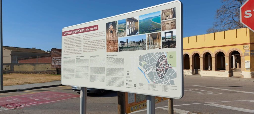 Projecte de senyalització de la vila vella de Castelló d'Empúries
