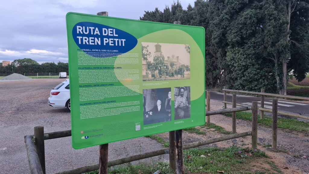 Ruta del tren petit entre Palamós i Palafrugell de les vies verdes de Girona