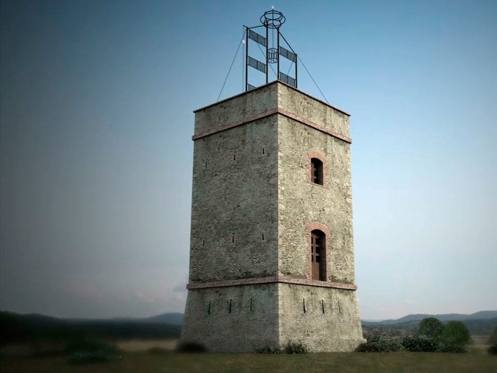 La Torre telegràfica de Fellines en format 3D
