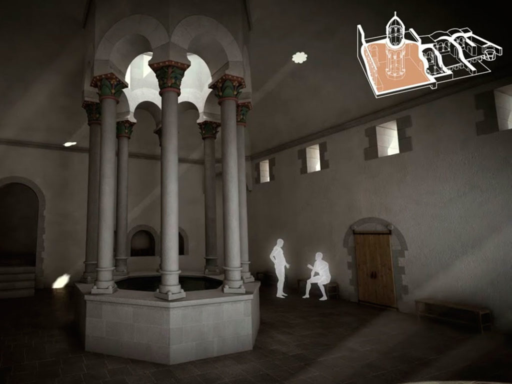 El funcionament dels Banys Àrabs de Girona a l'època medieval