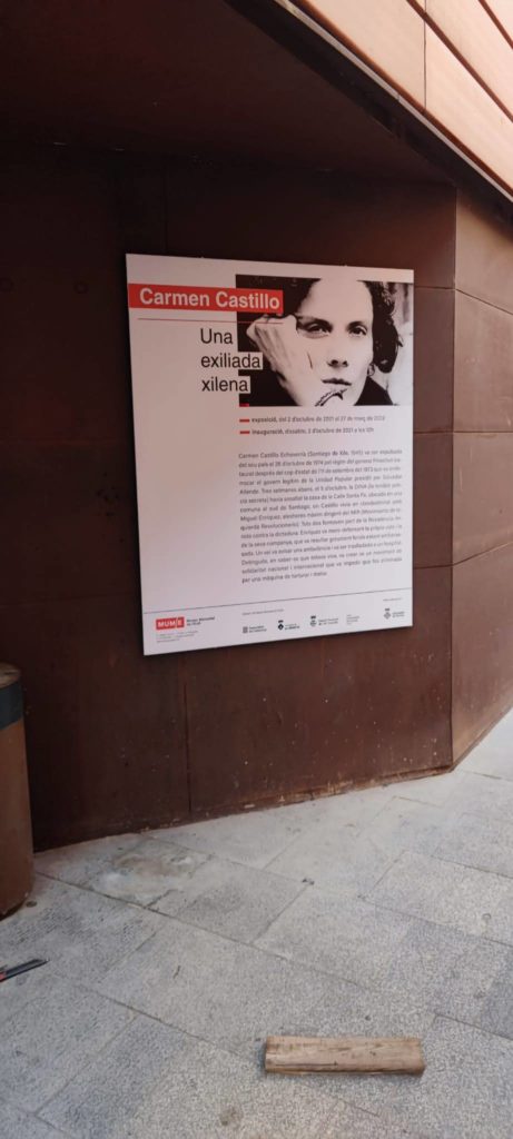 Panell per a la col·locació de vinils per exposicions temporals