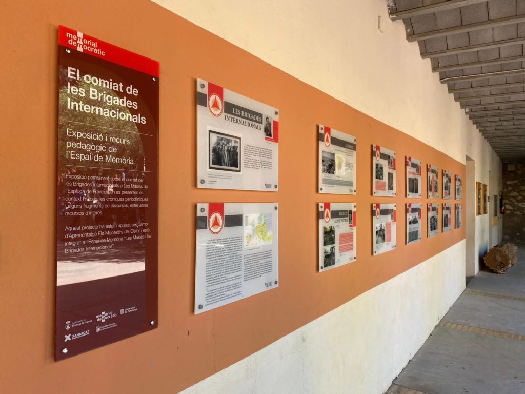 Senyalització dels Espais de Memòria de l'Espluga de Francolí