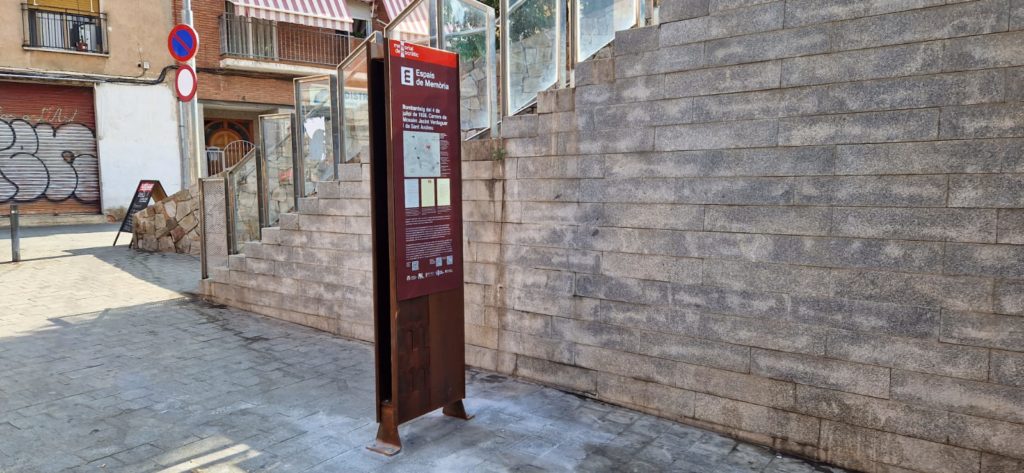 Projecte de senyalització dels Espais de Memòria de Santa Coloma de Gramenet (el Barcelonès)