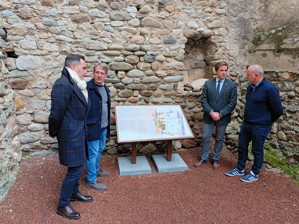 Faristol explicatiu del funcionament intern dels Banys Àrabs de Girona